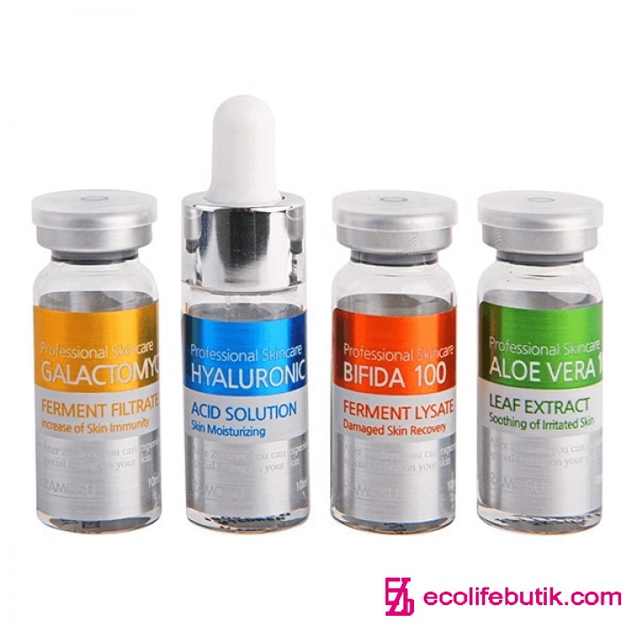 The complex of universal facial serums "Daily care" for all skin types.