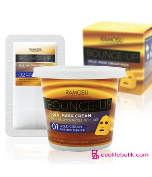 Alginate Cream Mask with Gold ANTI-AGING PACK GOLD / PEARL 50G + 5G.