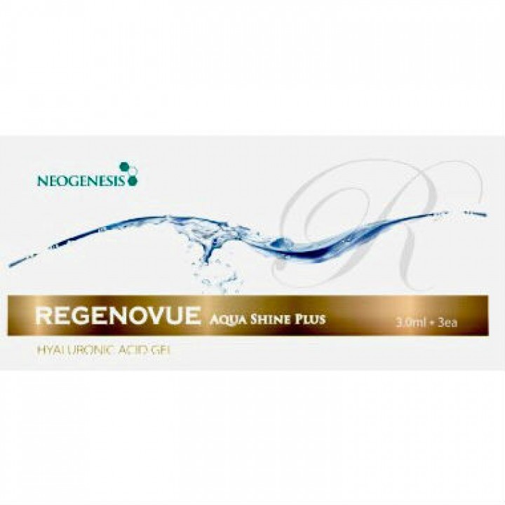 Biorevitalizant Regenovue Aquashine Plus Gold, (3 syringes, 3 ml each).