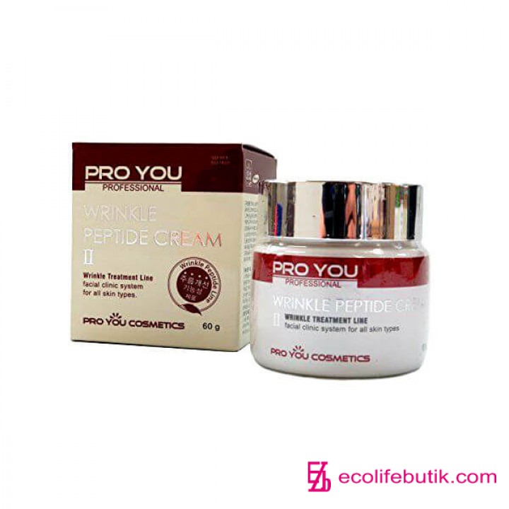 Anti-aging peptide anti-wrinkle cream Pro You Wrinkle Peptide Cream, 60 g.