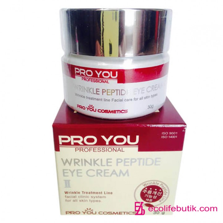 Anti-aging anti-wrinkle eye cream Pro You Wrinkle Peptide Eye Cream, 30 g.