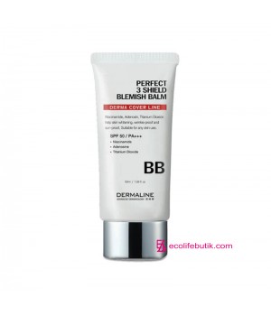 ВВ-крем для обличчя DermaLine Perfect 3 Sheld Blemish Balm SPF 50 / PA +++, 50 ml
