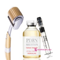 Сыворотка антивозрастная Derma Solution PDRN Salmon Ampule с высоким содержанием ПДРН + Мезороллер 0.5 мм