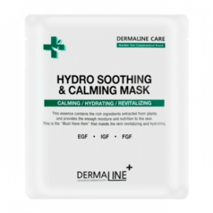 Маска для обличчя заспокійлива, зволожуюча, відновлююча Dermaline Care Hydro Soothing Calming Mask