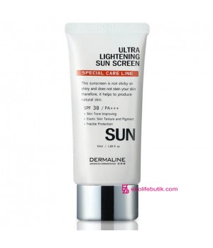 Сонцезахисний крем Dermaline Ultra Lightening Sun Screen SPF 38 + / PA +++, 50 мл
