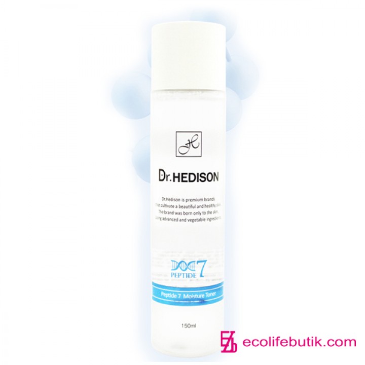 Зволожуючий тонік з пептидами Dr.Hedison Peptide 7 moisture toner для зрілої шкіри, 150 мл.