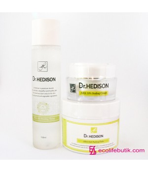 Набор для проблемной кожи c AHA-кислотами Exfoliating Line от Dr.Hedison
