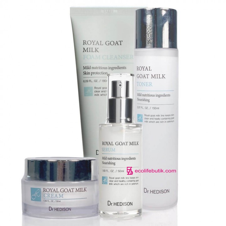 Set with goat milk extract Royal Goat Milk Line, premium line from Dr.Hedison