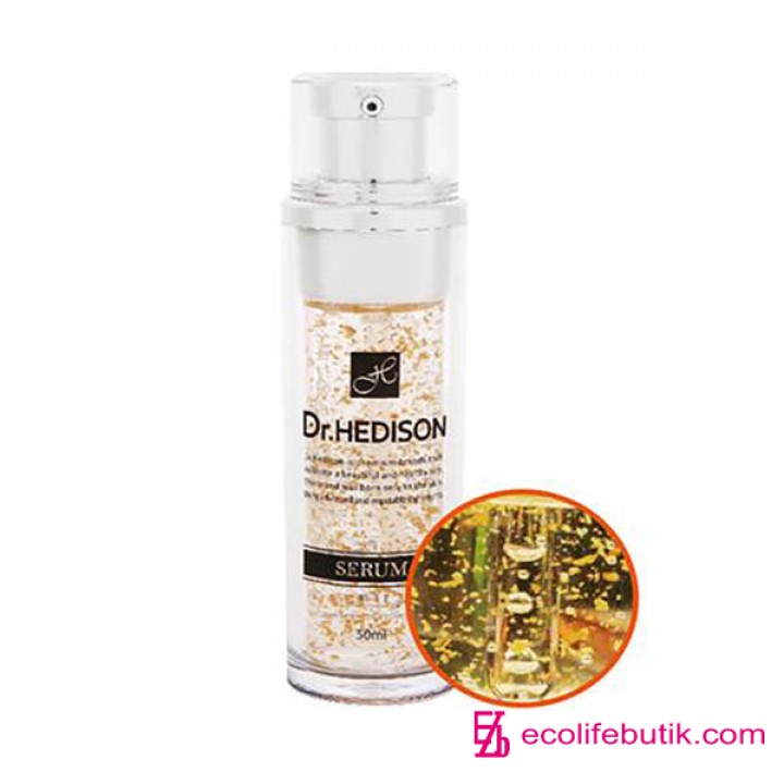 Active anti-aging serum for fading skin with colloidal gold Dr. Hedison Gold Activation Ampoule Serum.