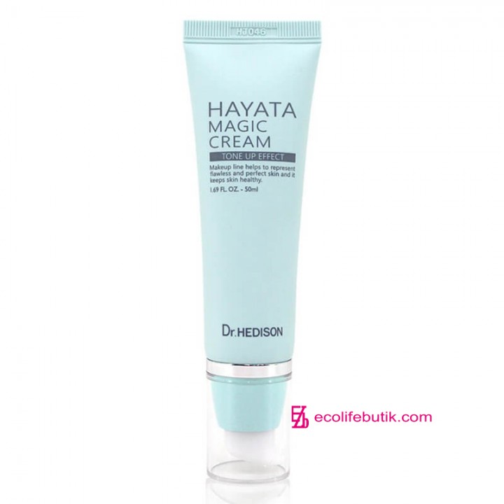 Крем для выравнивания тона и рельефа кожи лица под макияж Dr.Hedison HAYATA Magic Cream
