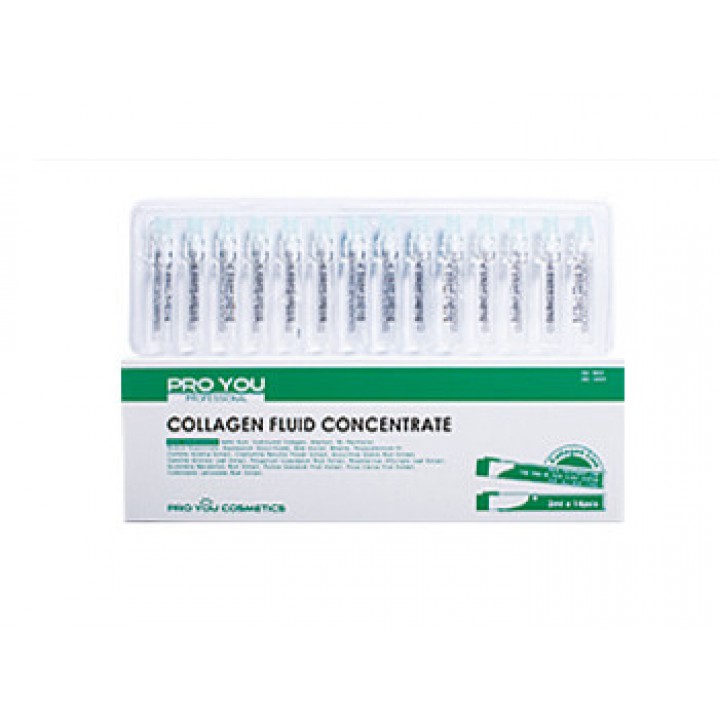 Концентрована омолоджуюча сироватка флюїд Pro You Collagen Fluid Concentrate з колагеном, 2 мл 