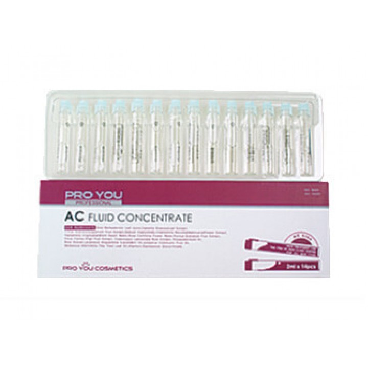 Concentrated fluid for problem acne prone skin, 2ml, AC Fluid Concentrate.