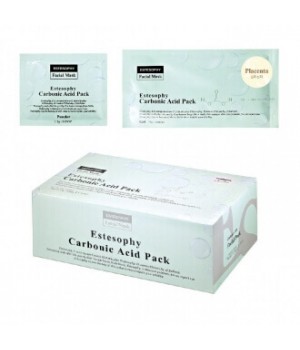 Mask for carboxytherapy of the face with placenta Estesophy Carbonic Acid Pack Placenta