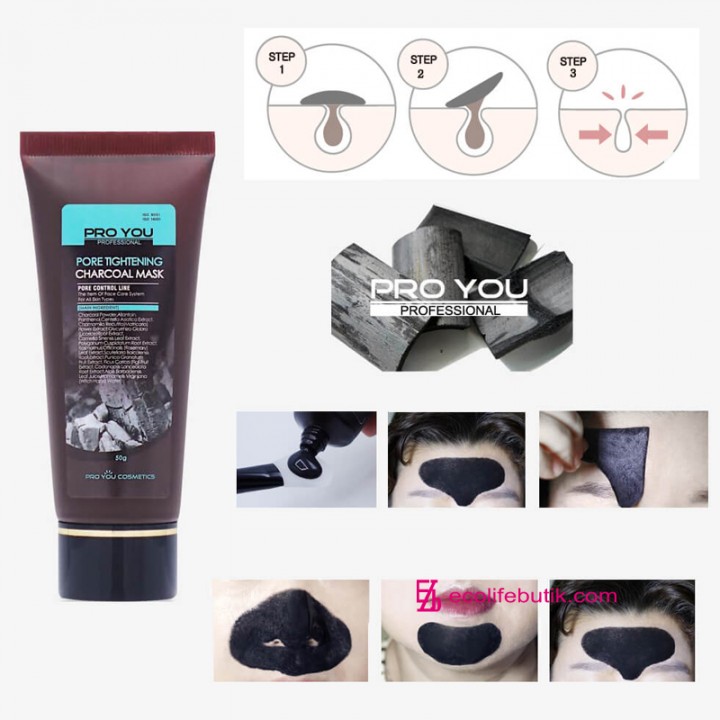 Mask for cleaning and narrowing the pores of the nose, T-zone, chin, cheek Pro You Pore Tightening Control Mask, 50 m