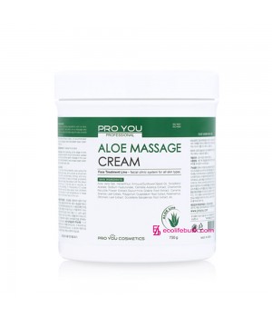 Крем для масажу обличчя з алое Pro You Aloe Massage Cream, 730 г.