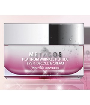 Cream with peptides for eyes and décolleté Metacos Platinum Wrinkle Peptide Eye & Decollete Cream, 30 g