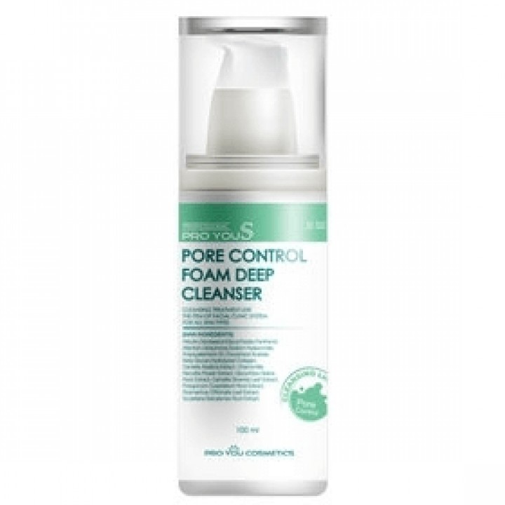 Foam for washing and deep cleansing of pores for oily and combination skin Pore Control Foam Deep Cleanser Pro You, 100 ml. Ecolifebutik, Kharkov.