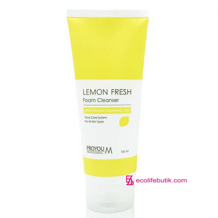 Foam with lemon for cleansing and radiance of the skin Pro You M Lemon Fresh, 120 ml