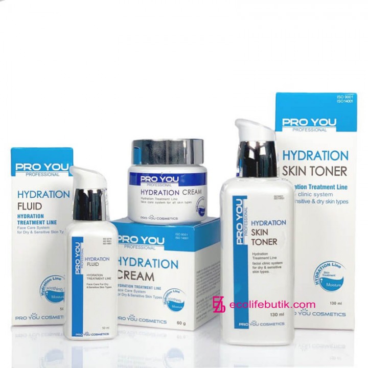 Innovative set for deep skin hydration with hyaluronic acid Pro You Professional Hydration Line