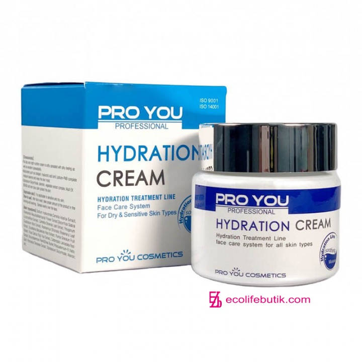 Крем для интенсивного увлажнения кожи лица с гиалуроновой кислотой Pro You Professional Hydration, 60г