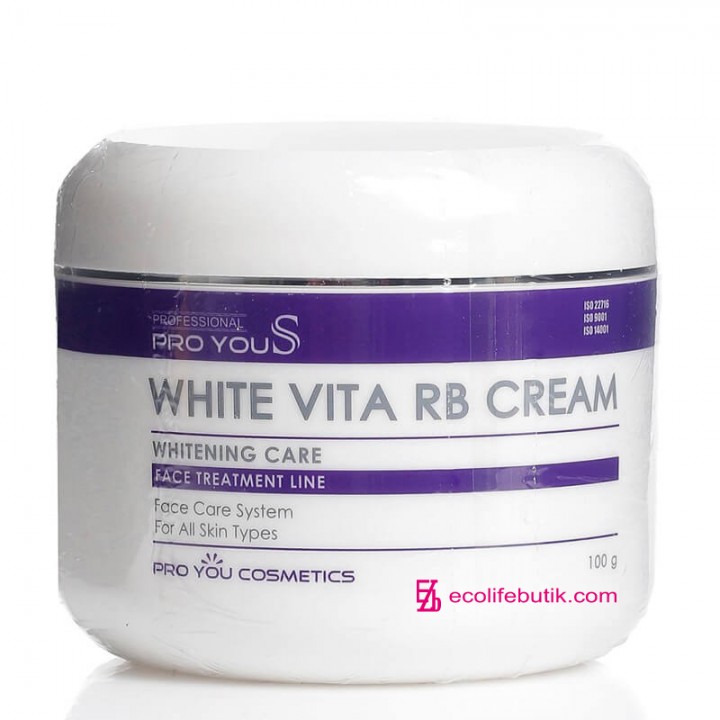 Освітлюючий вітамінний крем Pro You S White Vita RB Cream, 100 г