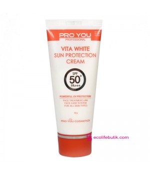 Сонцезахисний крем з високим рівнем захисту Pro You Professional Vita White Sun Protection Cream (SPF50 + / PA +++), 50 мл