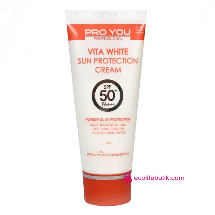 Sunscreen with high protection Pro You Professional Vita White Sun Protection Cream (SPF50 + / PA +++), 50 ml