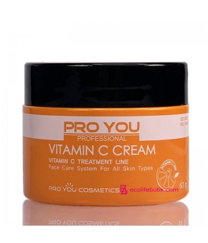 Cream based on ascorbic acid with antioxidant effect Pro You Vitamin C Cream, 60 g