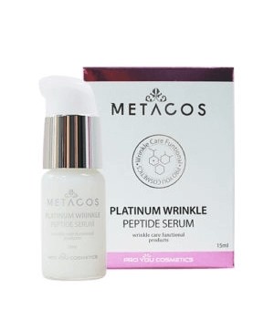 Сироватка від зморшок з пептидами Metacos Platinum Wrinkle Peptide Serum, 15 мл