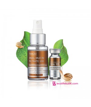 Сироватка з фільтратом слизу (муцини) равлика 100% (Carestory Snail Mucin Filtrate 100)