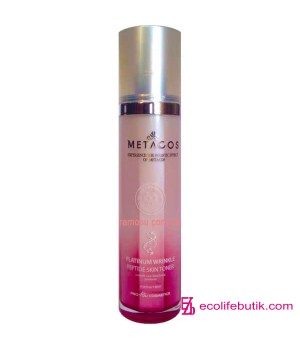 Тонік Metacos Platinum Wrinkle Peptide Skin Toner з пептидами проти зморшок, 130 мл