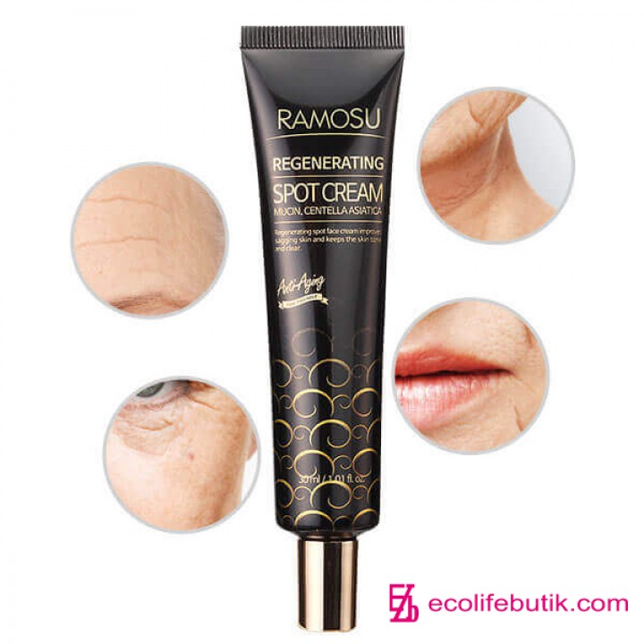 Ramosu Regenerating SPOT Face Cream, intensive wrinkle repair cream, 30 ml.