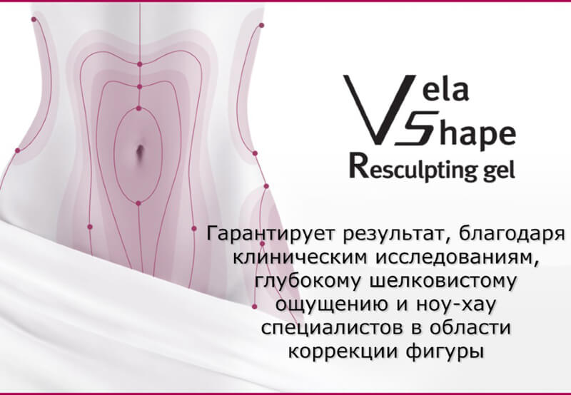 Активные компоненты липолитического термогеля Vela Shape Resculpting Gel
