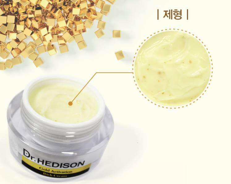 Крем с коллоидным золотом Dr.Hedison Gold Activation Rich Cream