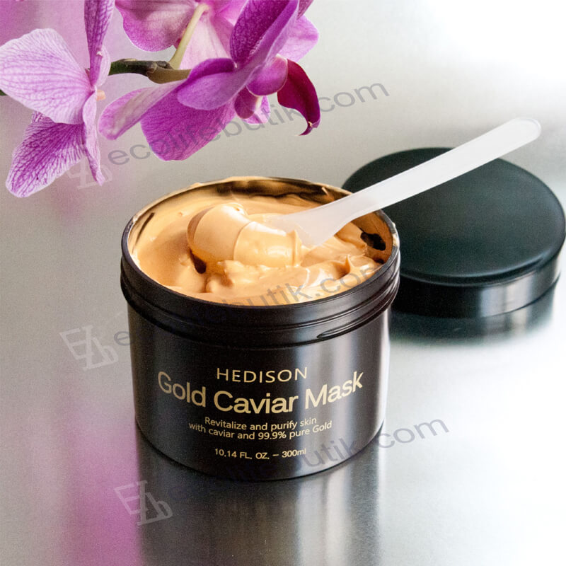 Professional cream mask for the face Dr.Hedison Gold Caviar Mask with colloidal gold